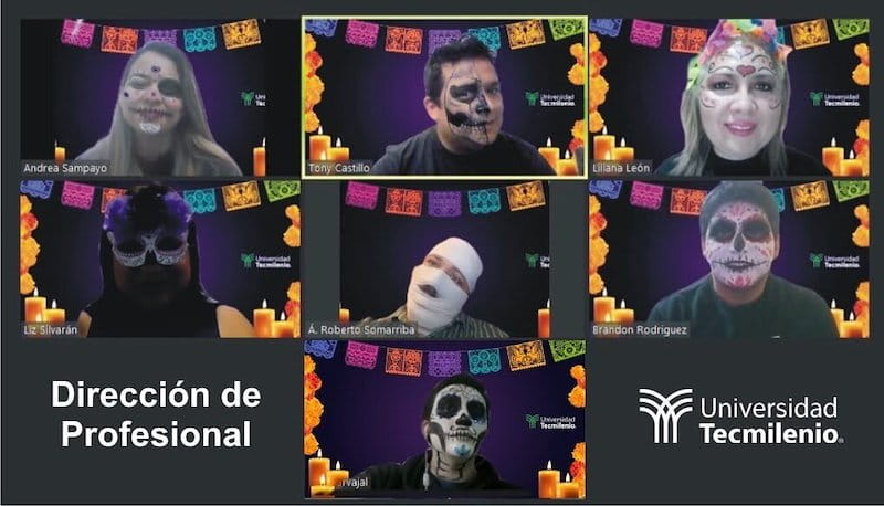 Concurso de disfraces dia de muertos-Tecmilenio Veracruz-min